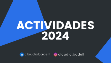 Actividades 2024 Claudia Badell