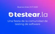 Logo de Testearla 2025; Buenos Aires 9‑11 de septiembre 2025; Una fiesta de la comunidad de testing de software